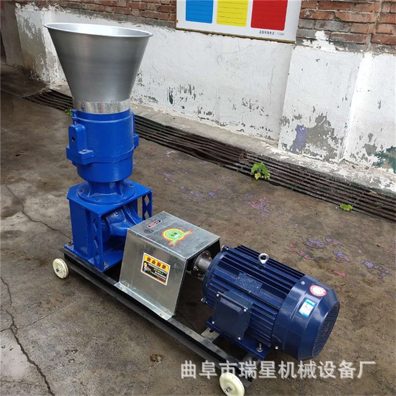 养殖饲料机 家用型颗粒饲料机 养兔子用平模造料机图3