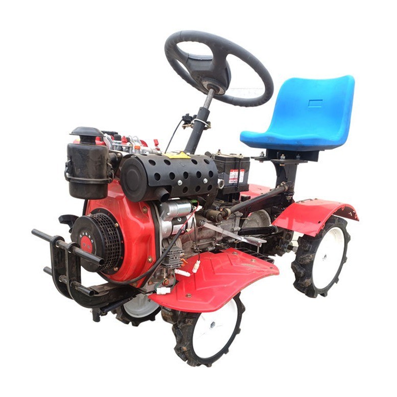 乘坐式四驱微耕机座驾式15马力195四驱微耕机果园大棚旋耕耕地机图4