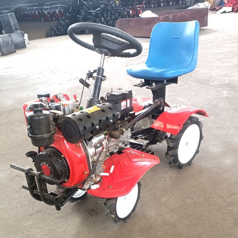 乘坐式四驱微耕机座驾式15马力195四驱微耕机果园大棚旋耕耕地机图2