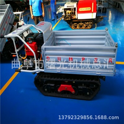 小型履带果园运输车 肥料土壤履带式遥控运输车生产厂家