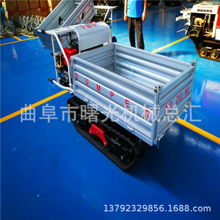 小型履带果园运输车 肥料土壤履带式遥控运输车生产厂家图2