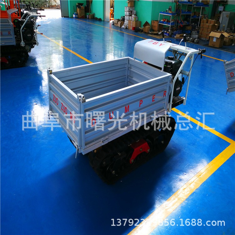 小型履带果园运输车 肥料土壤履带式遥控运输车生产厂家图3