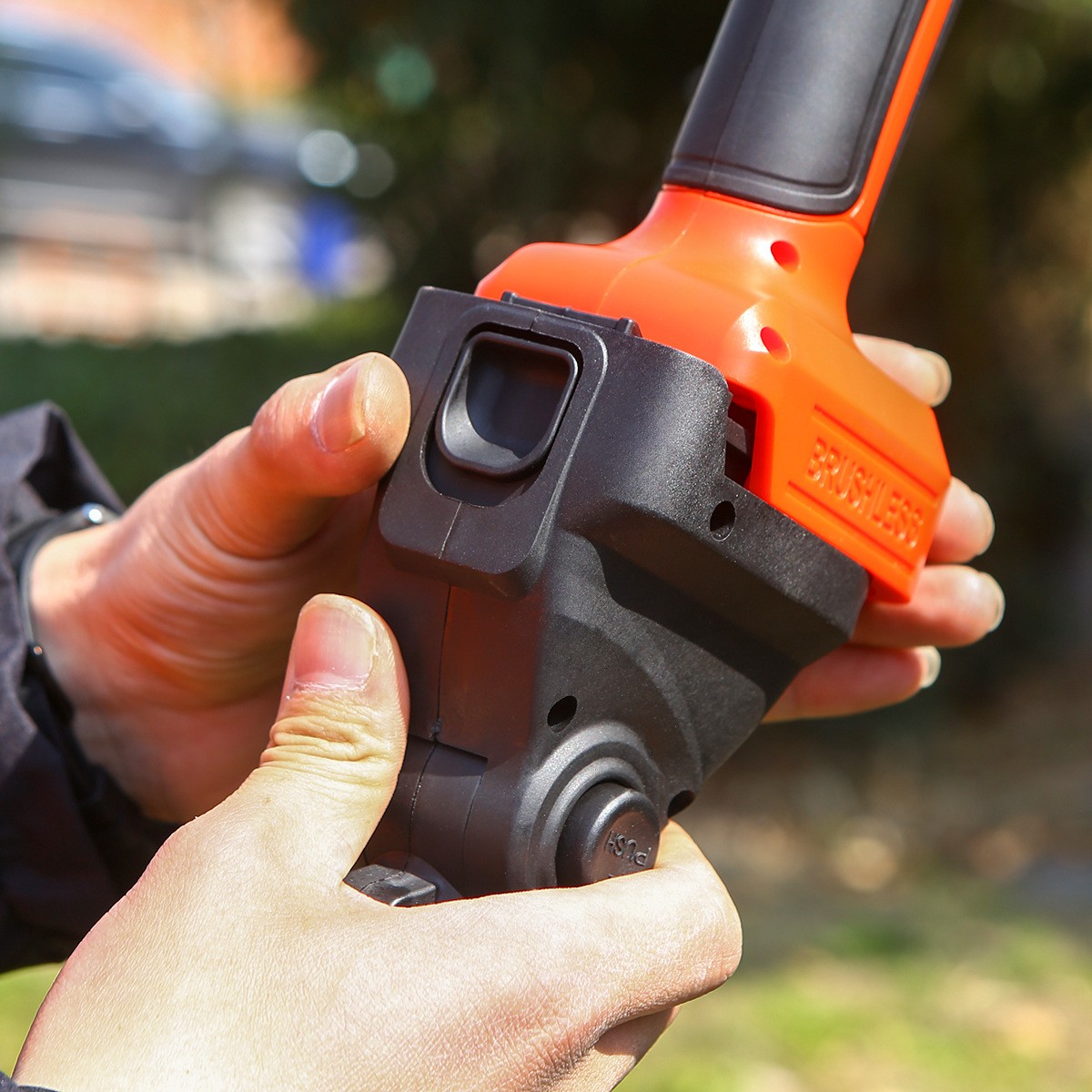 跨境外贸无刷锂电电动修枝剪粗枝剪电剪刀充电式锂电修枝剪图4