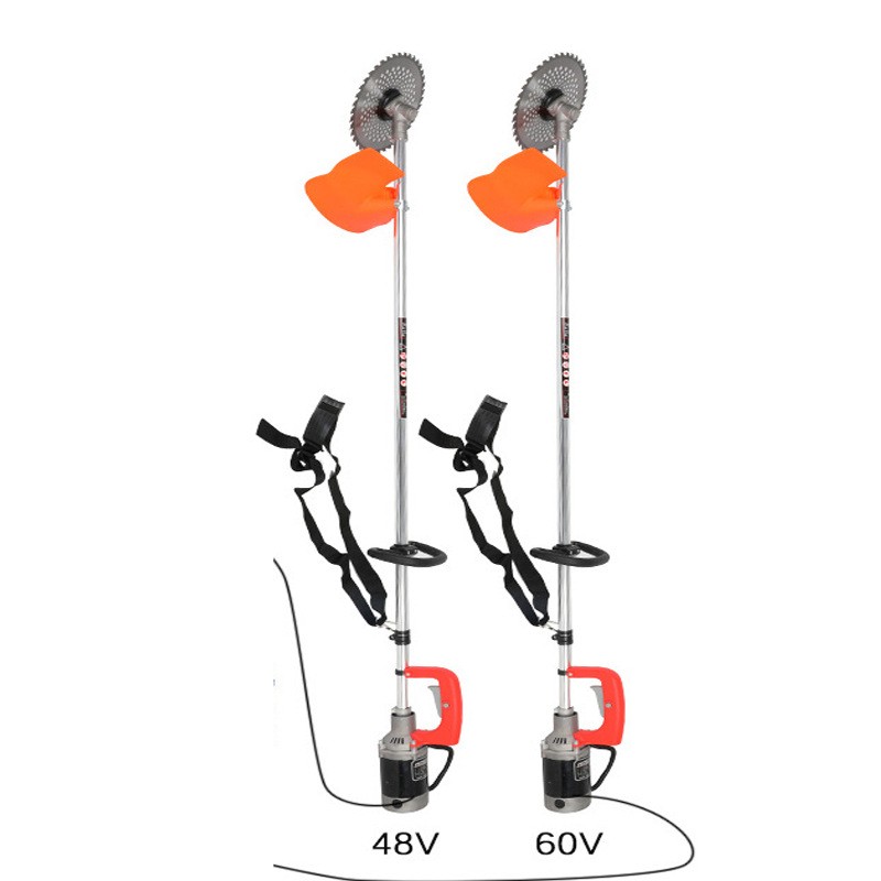 手提割灌机电动割草机 背负式直流除草机家用充电式打草机 批发图3