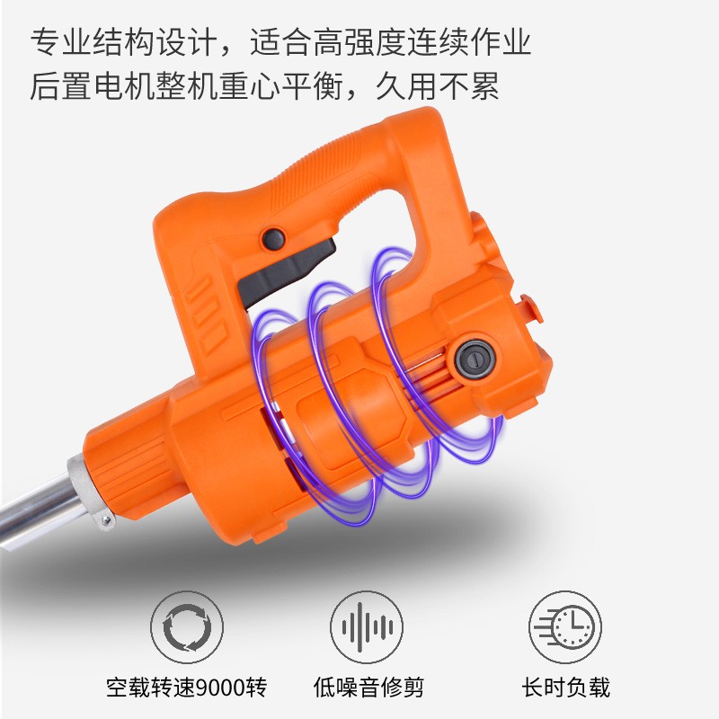 大功率电动割草机充电背负式园林割草机农用收割除草机果园打草机图4