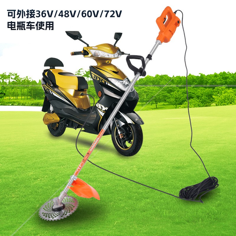 大功率电动割草机充电背负式园林割草机农用收割除草机果园打草机图2