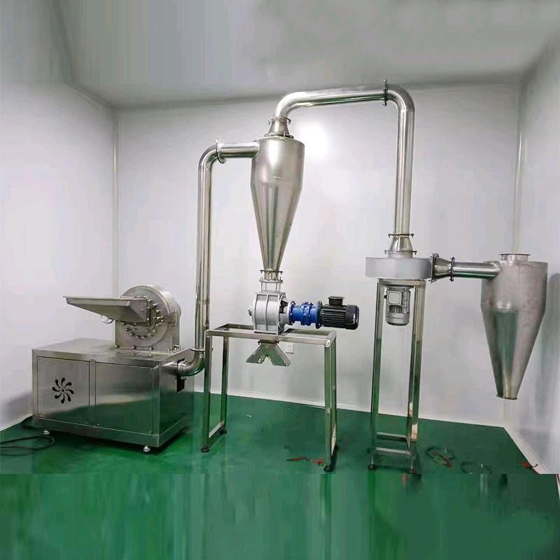 304不锈钢齿爪粉碎机 烧烤料白糖食盐粉碎机 无尘自吸大米磨粉机图3