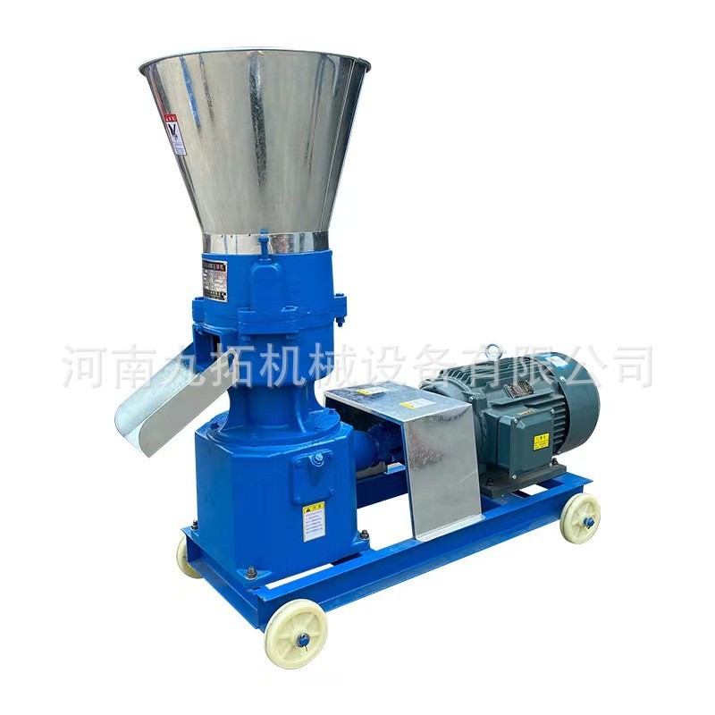 饲料颗粒机 牛羊鸡鸭猪兔颗粒饲料机 家用秸秆造粒机 饲料机械图5