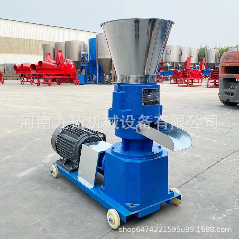 饲料颗粒机 牛羊鸡鸭猪兔颗粒饲料机 家用秸秆造粒机 饲料机械图4