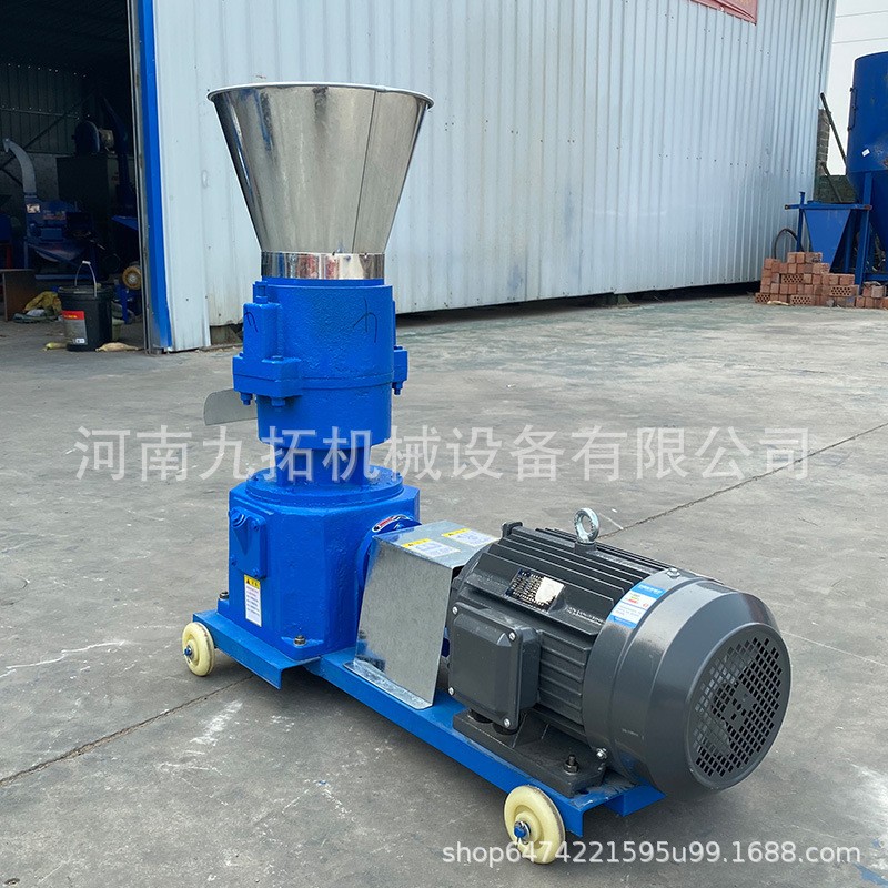 饲料颗粒机 牛羊鸡鸭猪兔颗粒饲料机 家用秸秆造粒机 饲料机械图2