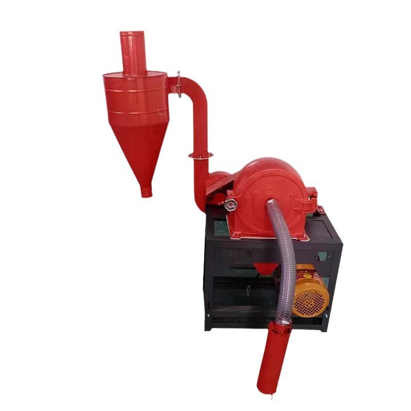 全自动自吸式玉米粉碎机无尘式药材黄豆五谷杂粮研磨机小型家用磨图5