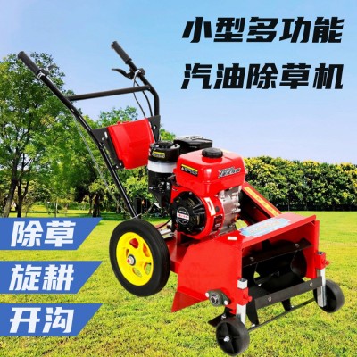 多功能蔬菜大棚松土旋耕机汽油动力农用锄草机果园除草机