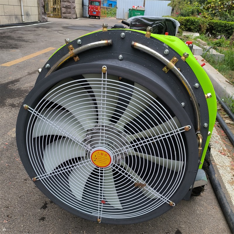 三轮式桃园高压喷雾机 乘坐式风送喷药机 风送式果园果树打药机图3