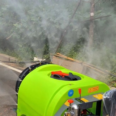 三轮式桃园高压喷雾机 乘坐式风送喷药机 风送式果园果树打药机