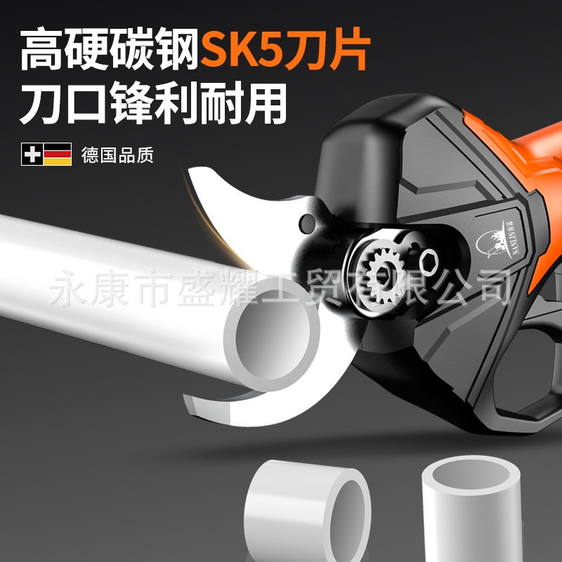 电动修枝剪手持式修剪树枝园林园艺剪充电粗枝剪刀果树剪锂 电剪刀图3