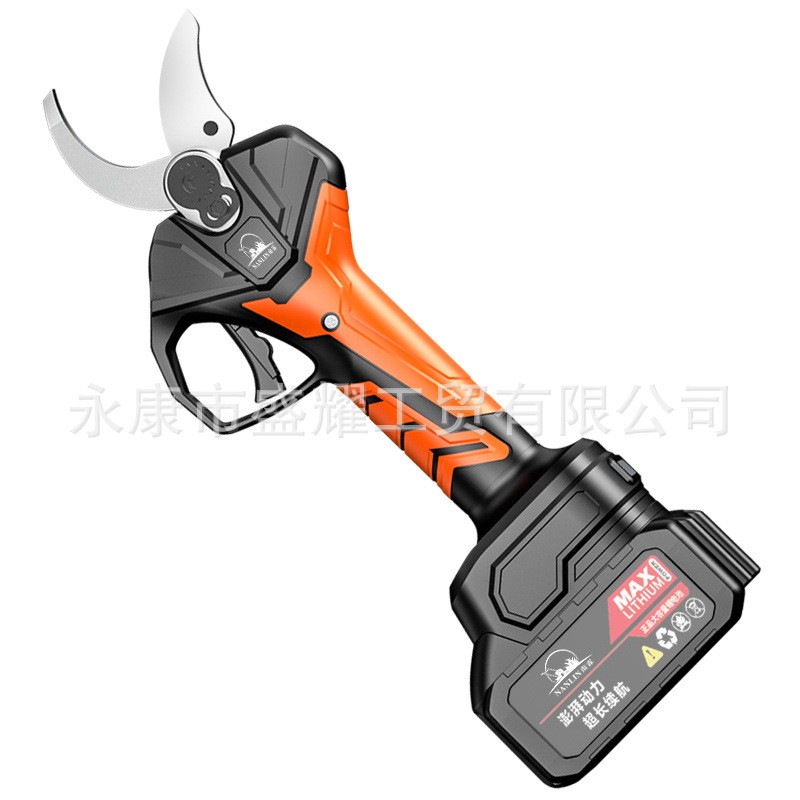 电动修枝剪手持式修剪树枝园林园艺剪充电粗枝剪刀果树剪锂 电剪刀图5