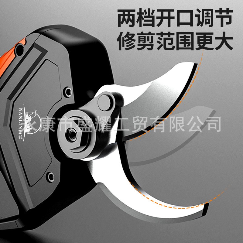 电动修枝剪手持式修剪树枝园林园艺剪充电粗枝剪刀果树剪锂 电剪刀图4