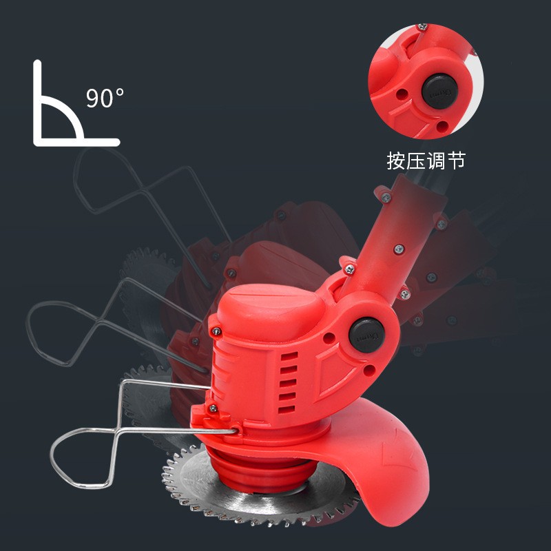 锂电割草机小型家用除草机手持电动打草机园林修剪机充电式割草机图4