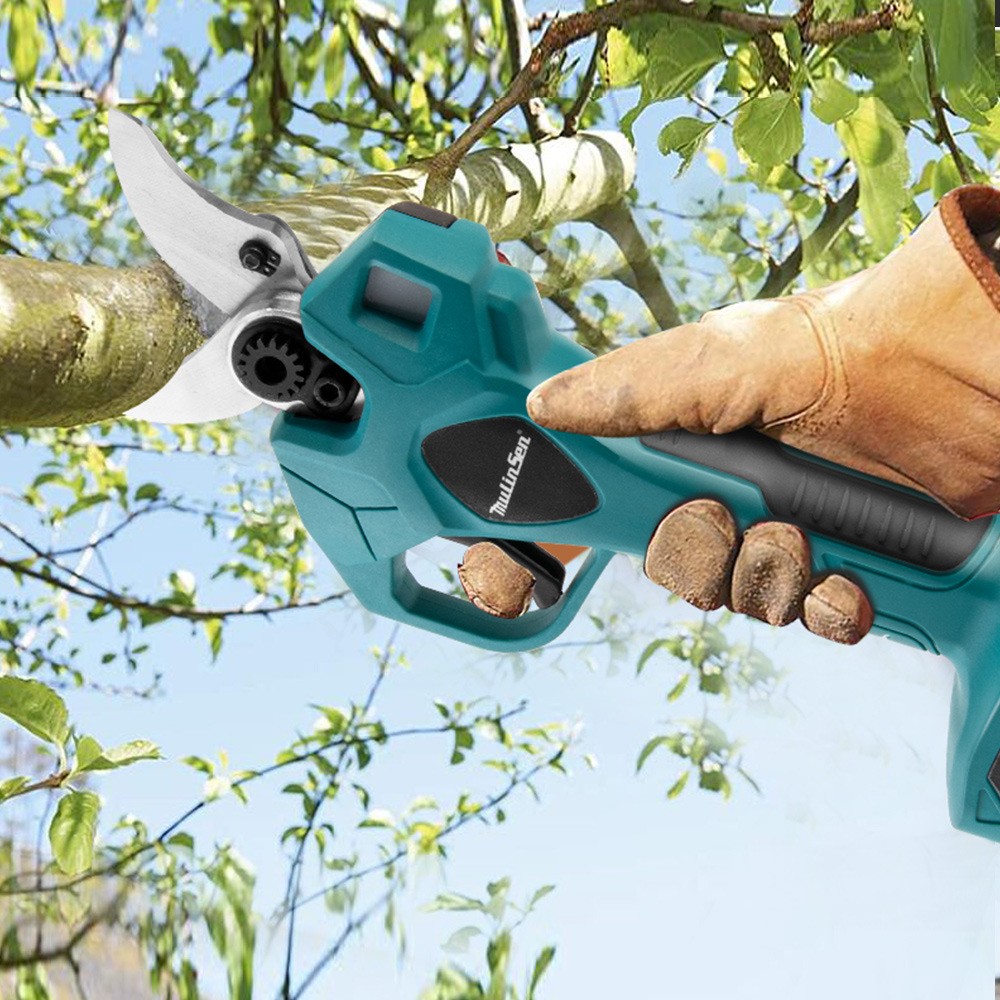 4.0锂电动修枝剪园艺剪刀充电式锂电修枝机园林粗枝剪果树剪批发图4