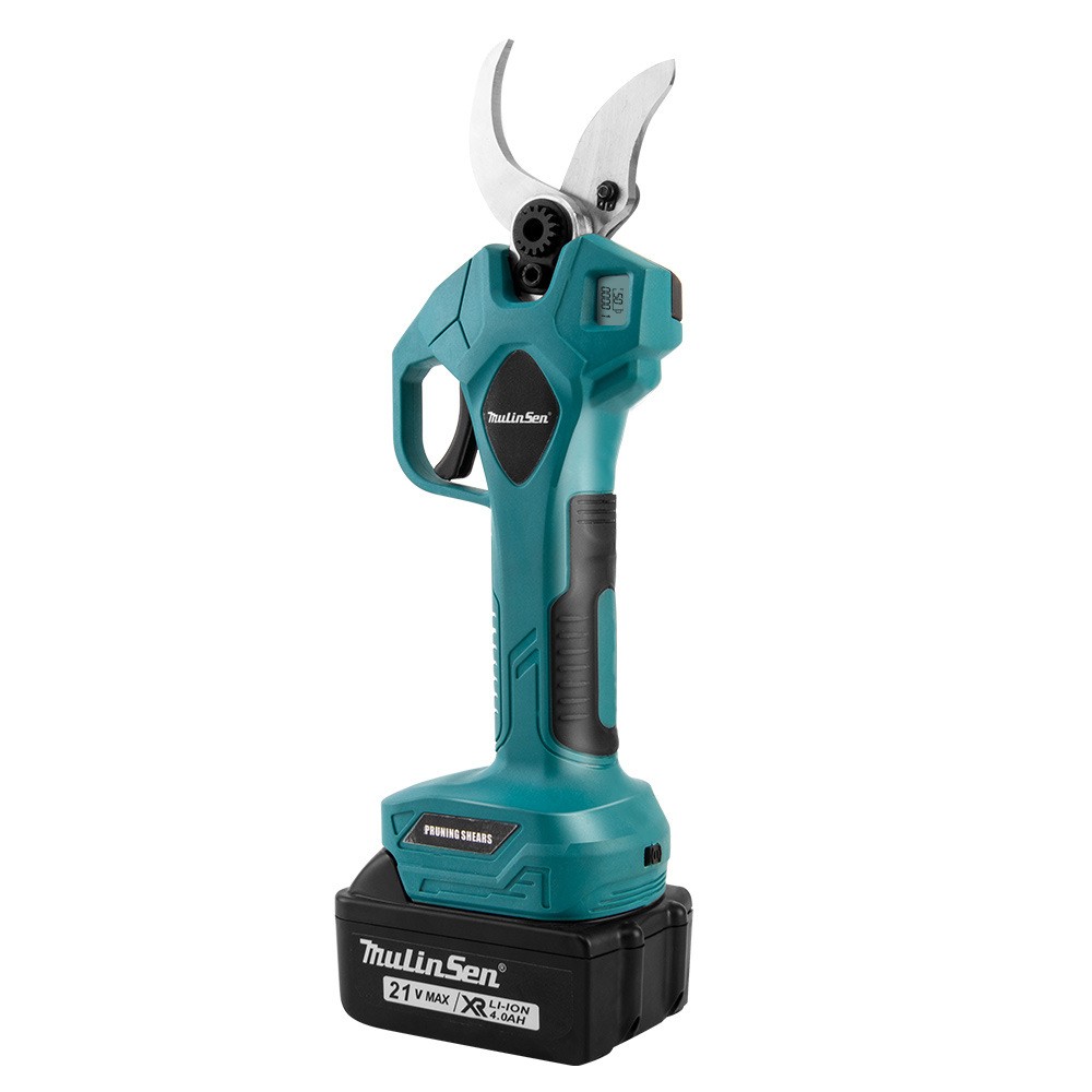 4.0锂电动修枝剪园艺剪刀充电式锂电修枝机园林粗枝剪果树剪批发图5