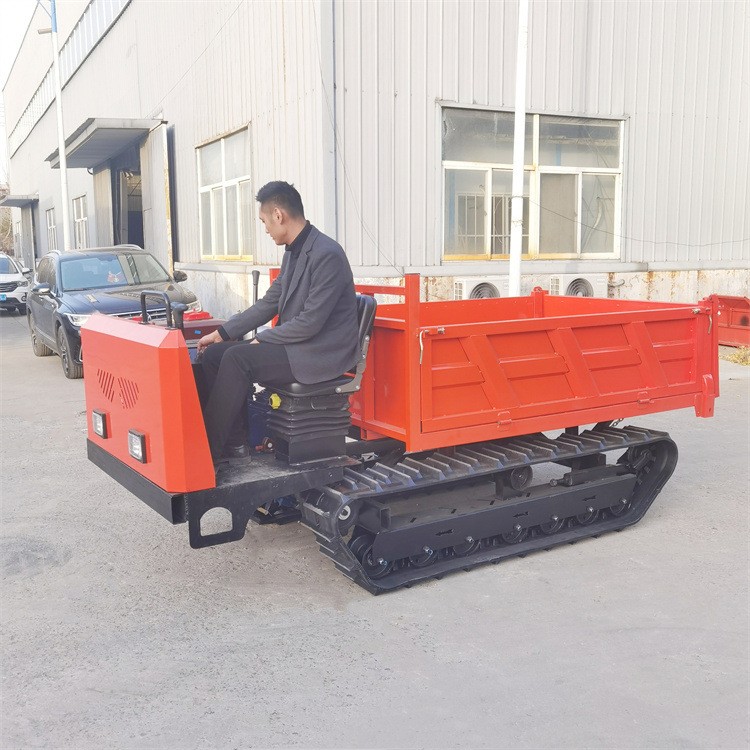 柴油农用履带运输车 全地形农产品搬运车 爬山虎翻斗履带运输车图3