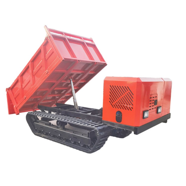 柴油农用履带运输车 全地形农产品搬运车 爬山虎翻斗履带运输车图5