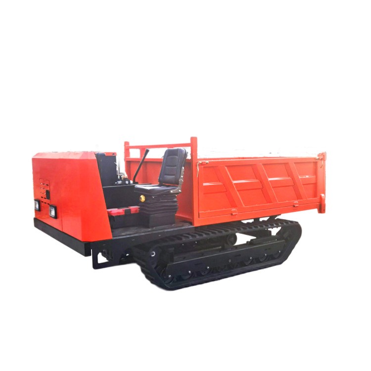 内置钢板履带运输车 翻斗履带式拖拉机 柴油4缸履带运输车图5