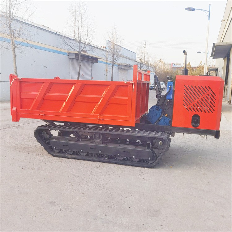 内置钢板履带运输车 翻斗履带式拖拉机 柴油4缸履带运输车图4