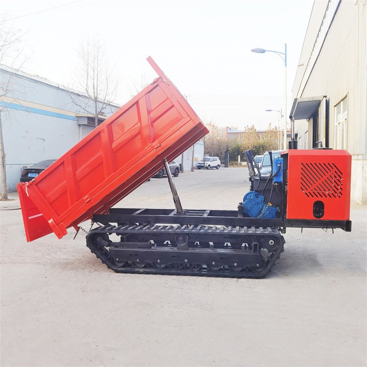 内置钢板履带运输车 翻斗履带式拖拉机 柴油4缸履带运输车图3