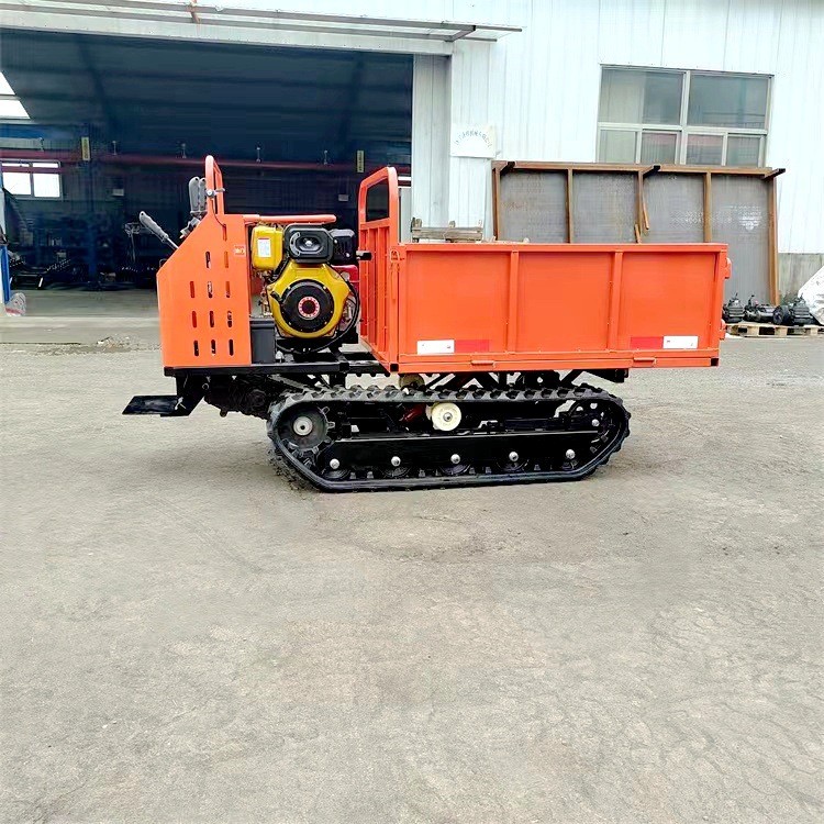 农用履带运输车 山地爬山王翻斗车 小型1吨履带运输车