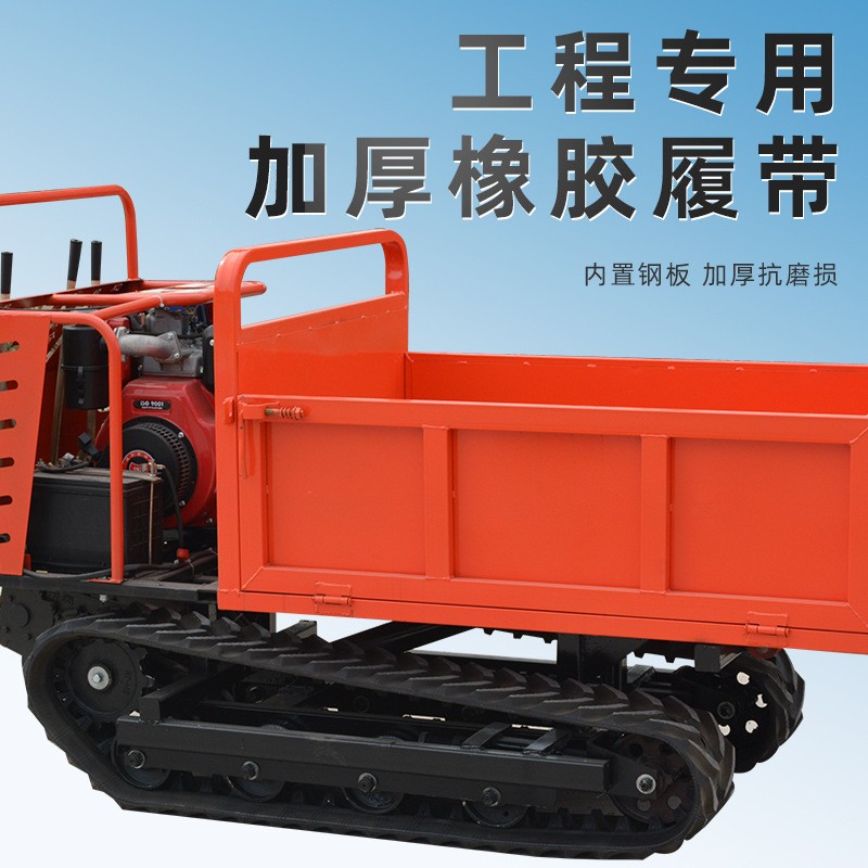 全地形履带运输车 柴油自卸履带车 山地果园爬山虎 履带式运输车图2