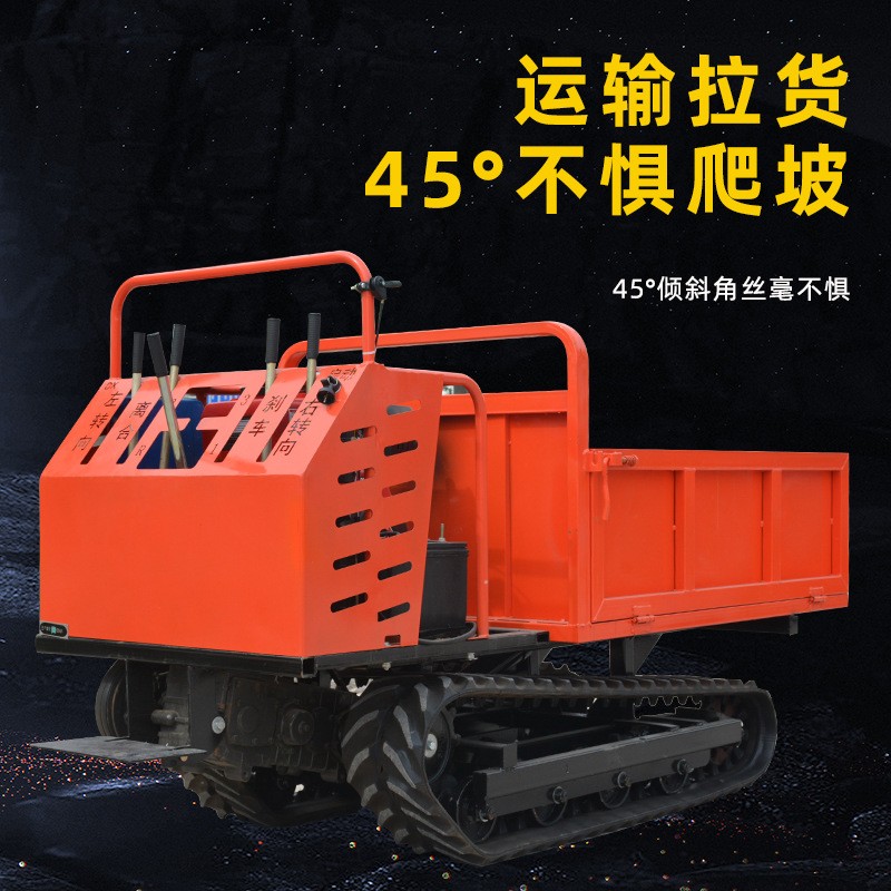 全地形履带运输车 柴油自卸履带车 山地果园爬山虎 履带式运输车图4