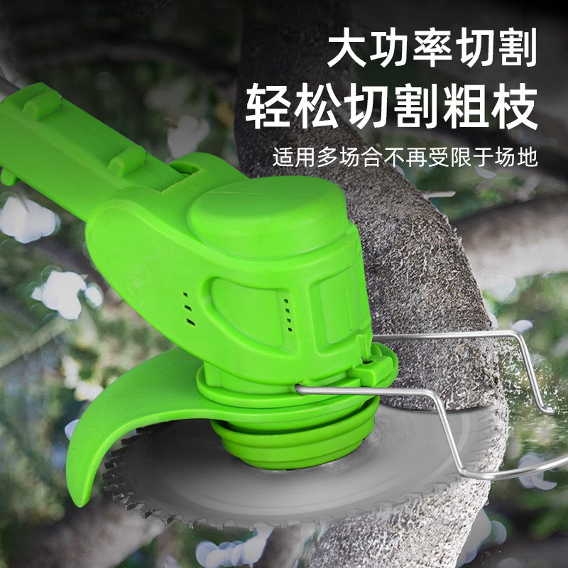 亚马逊大功率锂电割草机手持式多功能除草机家用园林修剪机批发图3