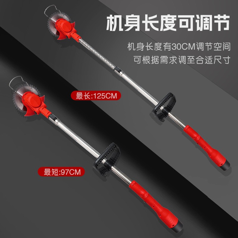 跨境12V锂电割草机便携除草机多功能锂电家用手持锂电打割草机图4