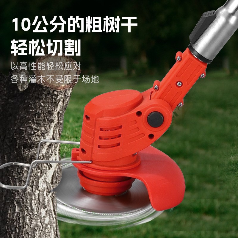 跨境12V锂电割草机便携除草机多功能锂电家用手持锂电打割草机图3