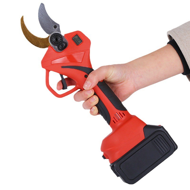 外贸电动4.5修枝剪 充电式无线锂电动剪刀园林剪果树剪枝刀剪枝机图5