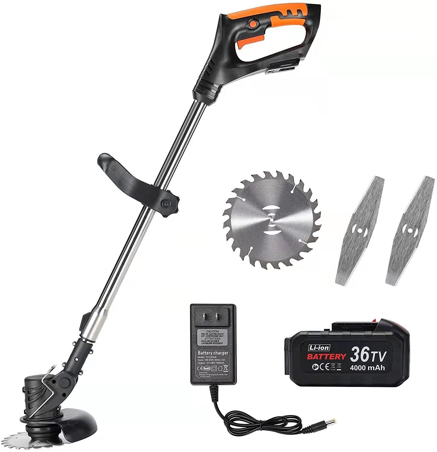 弘拓锂电割草机小型多功能家用电动除草机充电式农用打草机工具图4