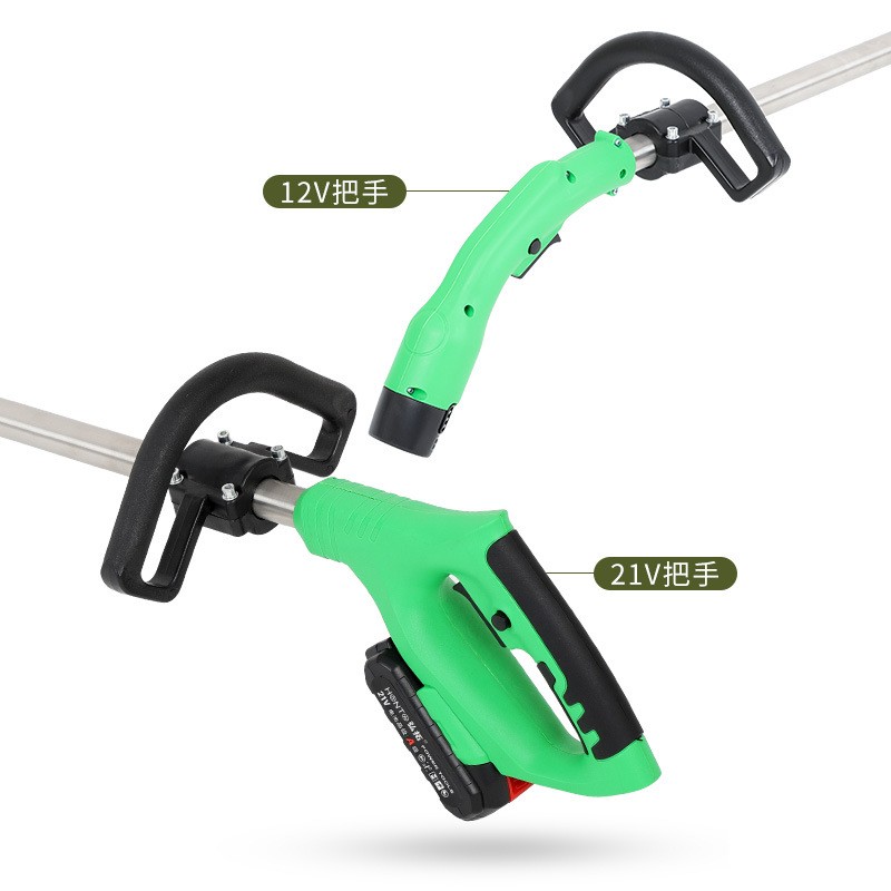 锂电割草机小型剪草机家用手持式电动除草机草坪修剪充电式打草机图3