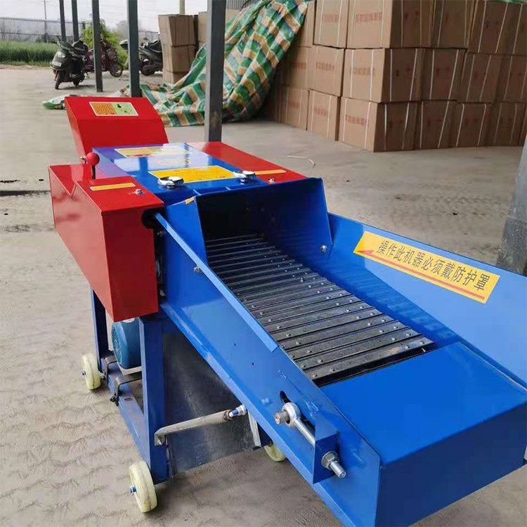 3.8吨卧式干湿两用铡草机 牛羊饲料揉丝机适合养殖场 大牧畜牧图2