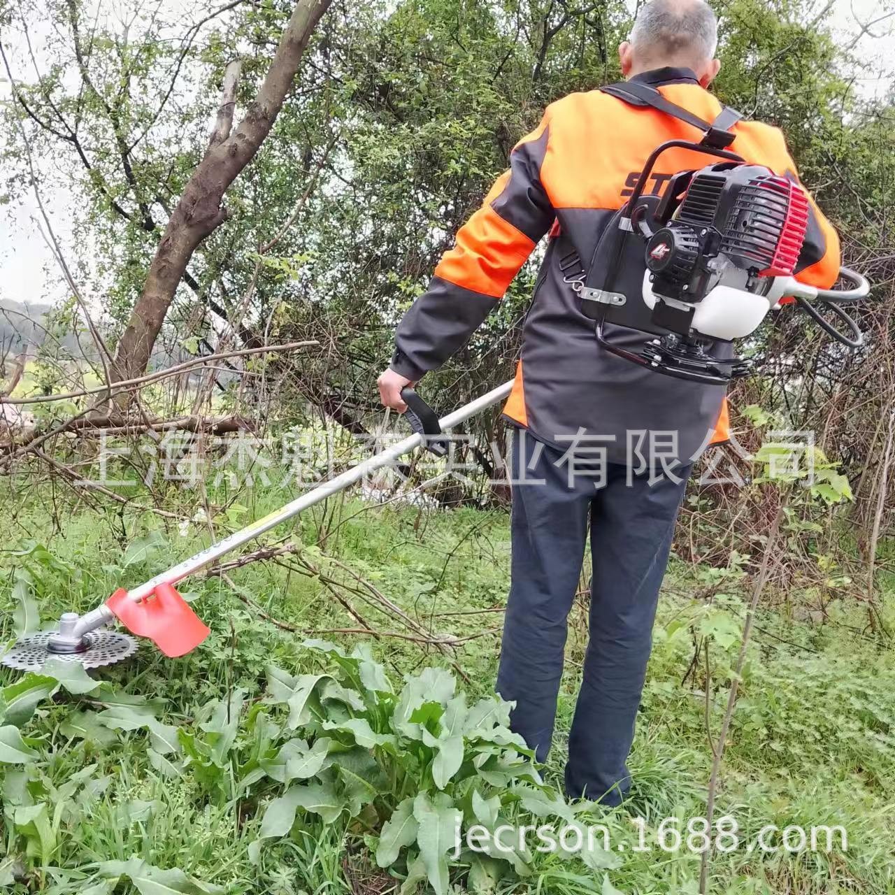 开荒世家背负式四冲程139背负式割草机割灌机多功能开荒除草机图5