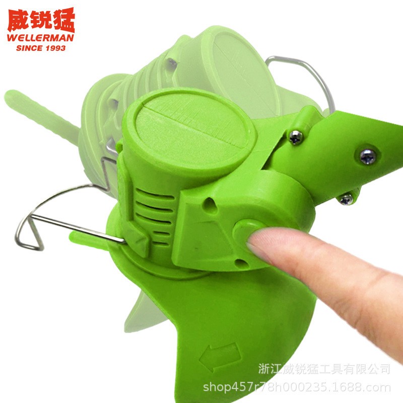 威锐猛充电式21V割草机无刷式锂电打草机家用便携大容量割灌机图4