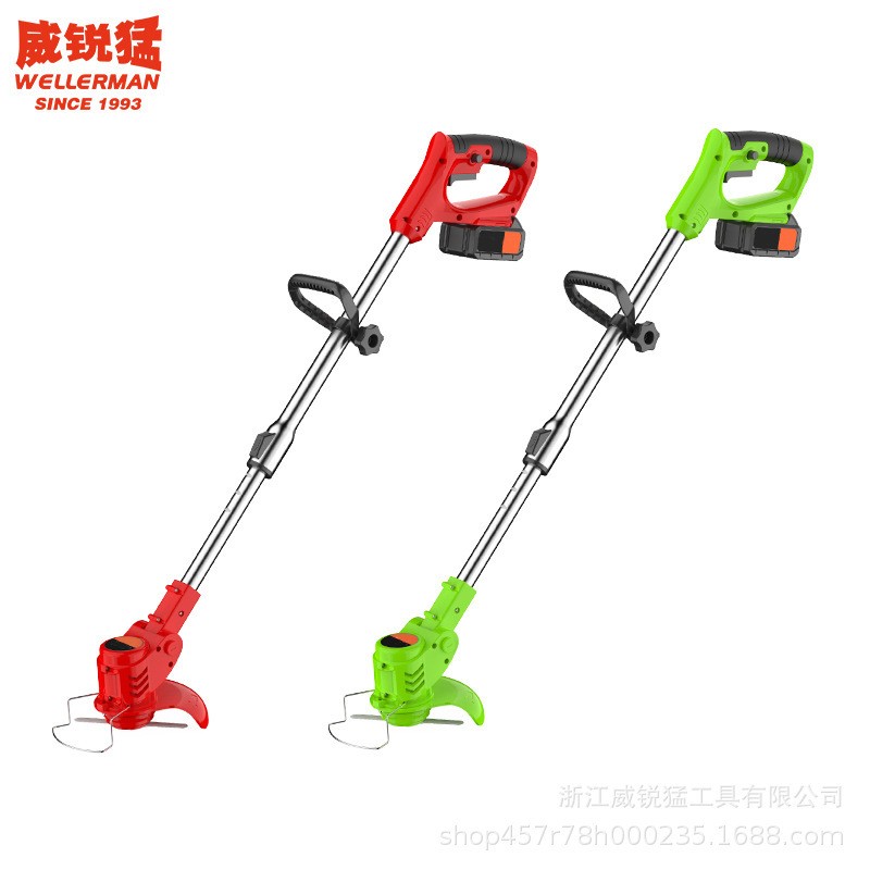 威锐猛充电式21V割草机无刷式锂电打草机家用便携大容量割灌机图2