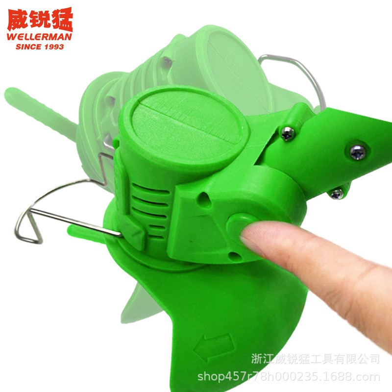 威锐猛厂家直销除草机神器家用全铜无刷电机1300mAh锂电割草机图3