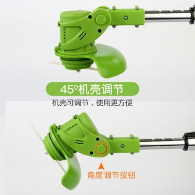 电动割草机 锂电池打草机除草机 小型家用草坪机便携式除草神器