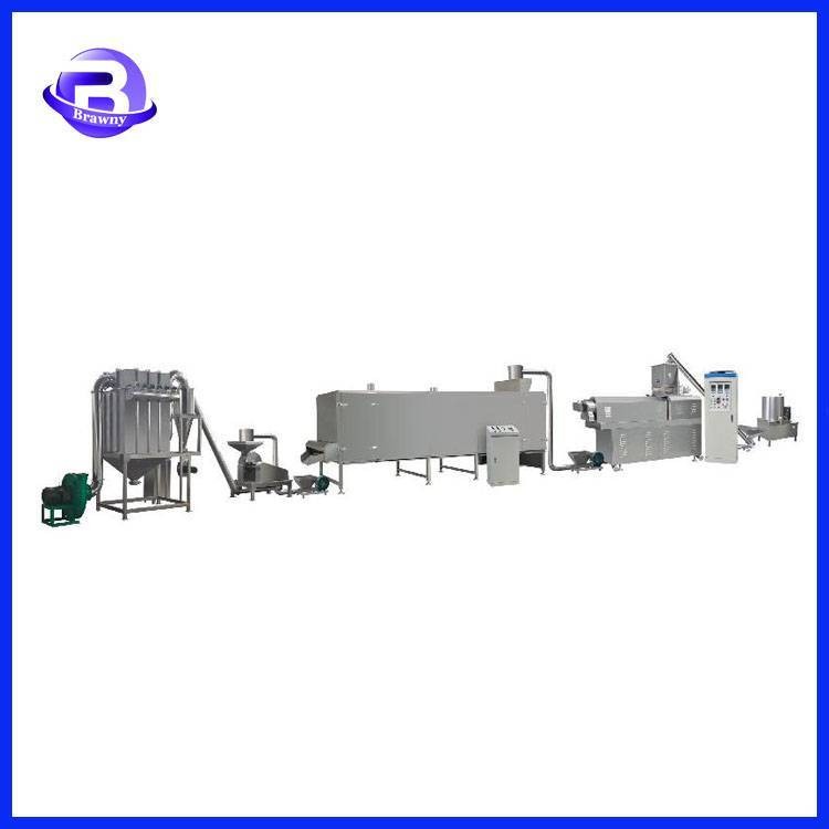 狗粮生产设备 预糊化淀粉膨化机 宠物食品设备厂家图3