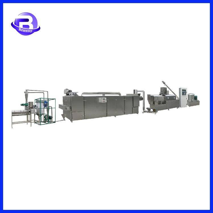 狗粮生产设备 预糊化淀粉膨化机 宠物食品设备厂家图2