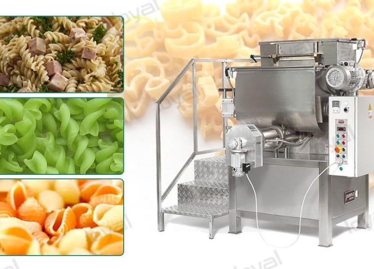 自动化意大利面螺杆挤压成型螺旋贝壳通心粉机器食品生产线图2