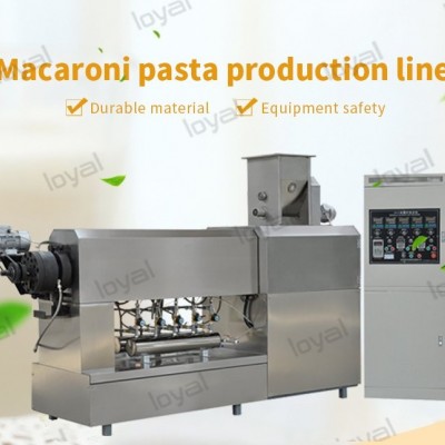 小型通心粉加 工设备出口厂商 生产线 斜切意面设备