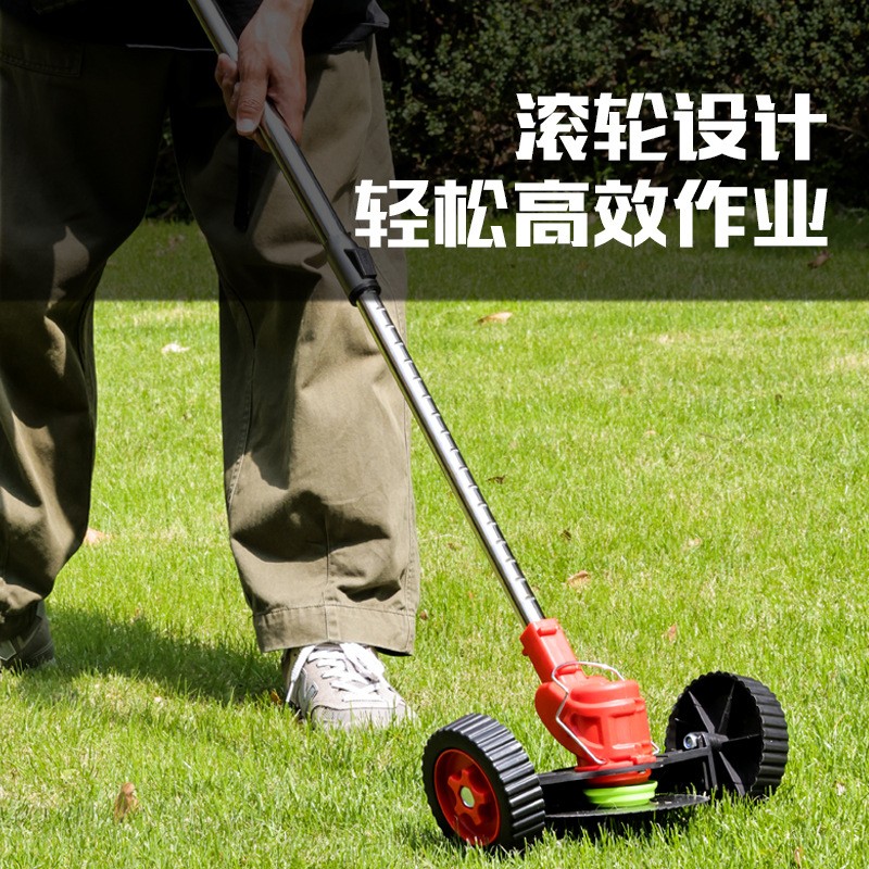 电动无刷割草机手持式锂电打草机多功能家用除草机园林修剪神器图2
