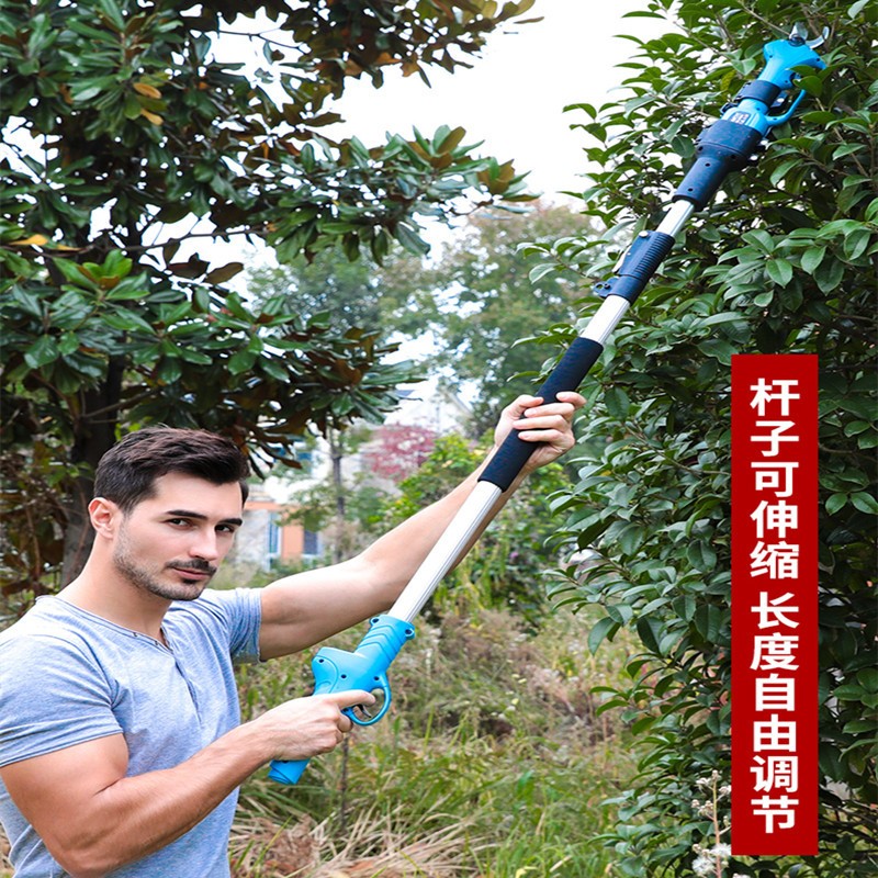 进口电动修枝剪刀家用园林园艺锂电充电式果树粗枝电剪刀图2